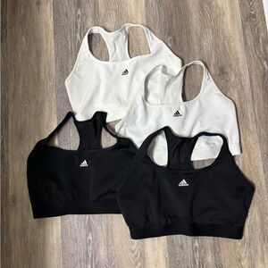 Lot of 4, Adidas sports bra. Women’s size medium